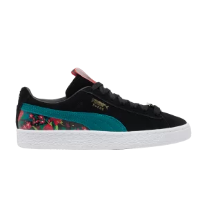 Puma DC Comics x Wmns Suede 'Poison Ivy 'sneakers Black/Parasailing 387188 01