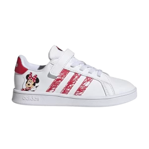 adidas Disney x Grand Court J 'Minnie Mouse' Sneakers White Cloud/White Cloud/Ray Red GZ3318