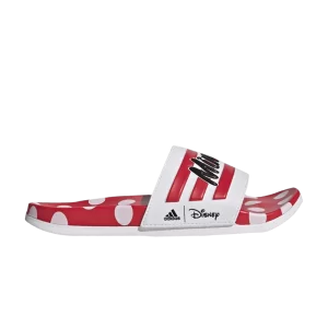 adidas Disney x Wmns Adilette Comfort Slide 'Minnie Mouse' Sneakers White Cloud/Ray Red/Black Color GW1060