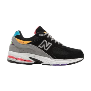 New Balance DTLR x 2002R 'Masquerade' sneakers Black/Gray/Orange/Red M2002RDT