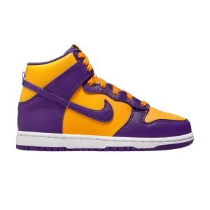 Nike Dunk High PS 'Lakers' Court Purple/University Gold/White/Court Purple DZ4455 500