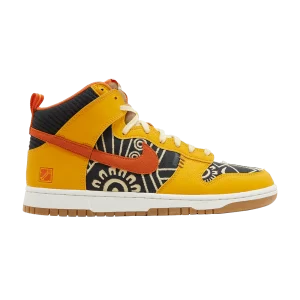 Nike Dunk High 'Somos Familia' Off Black/Starfish/Dark Wood/Lemon Wash/Sail/Black DZ5354 045