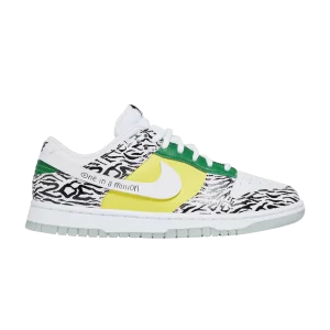 Nike Dunk Low 'Doernbecher 2022' White/White/Black/Apple Green DR7305 100