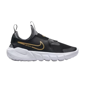 Nike Flex Runner 2 PS 'Black Metallic Gold' Black/Cool Grey/White/Metallic Gold DJ6040 007