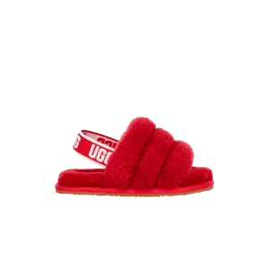 UGG Fluff Yeah Slide Toddler 'Ribbon Red' Sneakers Red ribbon 1098579T RBRD