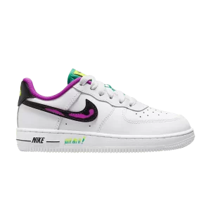 Nike Force 1 LV8 PS 'Just Do It!' – White Vivid Purple 'White/Vivid Violet/Light Mentha/Black DX3942 100