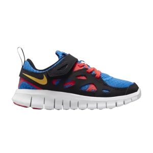 Nike Free RN 2 PS 'Black Photo Blue' Black/Photo Blue/Bright Crimson/University Gold DX1789 001