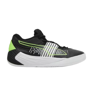 Puma Fusion Nitro 'Black Green Glare' Sneakers Black/Green highlight 195587 01