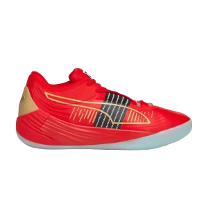 Puma Fusion Nitro 'High Risk Red Team Gold' Sneakers High Risk Red/Gold Team 195587 04