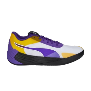 Puma Fusion Nitro Team 'Lakers' Sneakers Prismatic Violet/Spectrum Yellow 377035 09