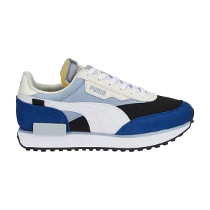 Puma Future Rider Splash Big Kid 'Blue Wash White' Sneakers Blue wash/Black/White 381854 07