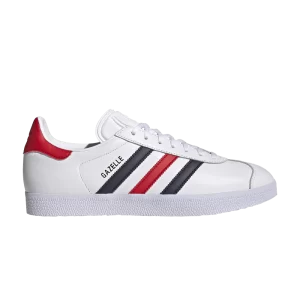 adidas Gazelle 'White Legend Ink Red' Sneakers White/Legend Ink/Red H06389