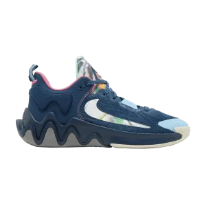 Nike Giannis Immortality 2 SE GS 'Floral' Sneakers Blue Valerian/Pinksicle/Grey/Green Glow FD0213 400