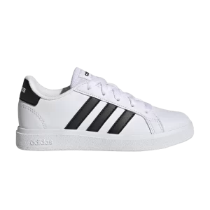 adidas Grand Court 2.0 Big Kid 'White Black' White cloud/Black color/Black color GW6511