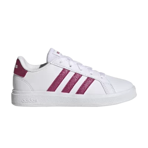 adidas Grand Court 2.0 Big Kid 'White Real Magenta' White Cloud/Real Magenta Team/White Cloud GY4764