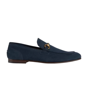 Gucci Jordaan Loafer 'Blue Suede' Sneakers Blue 406994 CH000 4009