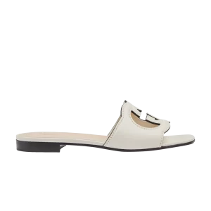 Gucci Wmns Interlocking G Cut-Out Slide Sandal 'Mystic White 'Sneakers White 694451 US000 9022