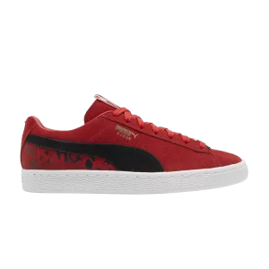 Puma DC Comics x Wmns Suede 'Harley Quinn' sneakers Cream 389426 01