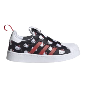 adidas Hello Kitty x Superstar 360 J 'Allover Print' Sneakers Cloud White/Black/Bright Red GY9212