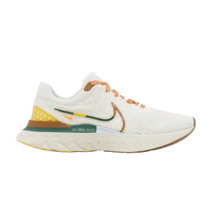 Nike Hola Lou x React Infinity Run Flyknit 3 'A.I.R.' Ghost/Brown Ale/Total Orange/Gulch Green DO9496 001