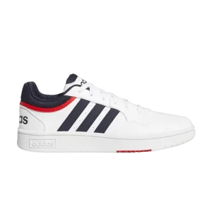 adidas Hoops 3.0 Low 'White Vivid Red' Cloud White/Legend Ink/Vivid Red GY5427