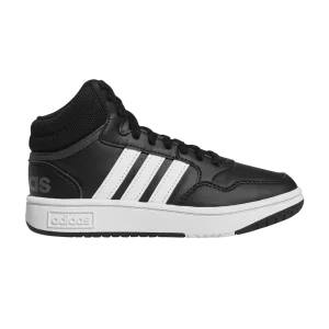 adidas Hoops Mid J 'Black White' Sneakers Black/Cloud White/Six Gray GW0402