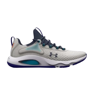 Under Armor HOVR Rise 4 'Grey Mist Sonar Blue' Gray Fog/Sonar Blue 3025565 102