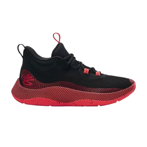 Under Armor Curry HOVR Splash 'Black Red' Sneakers Black/Pitch Gray 3024719 004