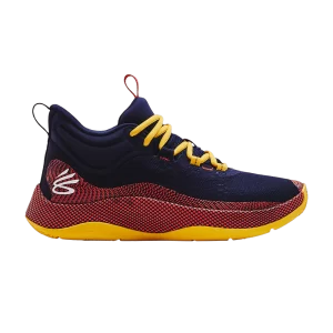 Under Armor Curry HOVR Splash 'Midnight Navy Taxi' Sneakers Midnight Fleet/Taxi 3024719 403