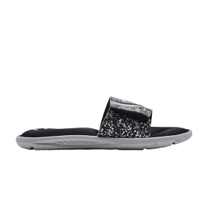 Under Armor Ignite 6 Graphic Strap Slide 'Black Mod Grey' Black/Mod Gray 3024450 007