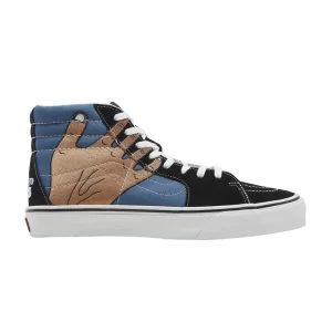 Vans Imran Potato x Sk8-Hi VR3 LX 'Black Navy 'Sneakers Black/Navy/White/Fenugreek VN0A5EE7B7F