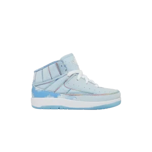 J. Balvin x Air Jordan 2 Retro SP TD Sneakers Celestine Blue/Multicolor/White DQ7692 419