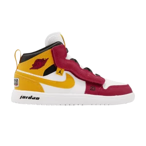 Air Jordan 1 Mid ALT SE PS 'Motorsport 'Sneakers White/Black/University Gold/Red DJ6251 067