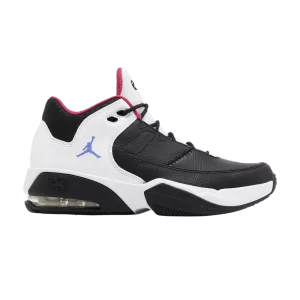 Air Jordan Max Aura 3 GS 'Black Rush Pink' Black/White/Pink Peak/Medium Blue DA8021 004