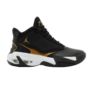 Air Jordan Max Aura 4 GS 'Black Metallic Gold' Black/White/Metallic Gold DQ8404 071