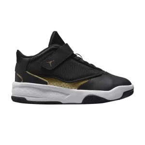 Air Jordan Max Aura 4 PS 'Black Metallic Gold' Black/White/Metallic Gold DQ8403 071