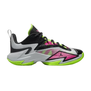 Air Jordan One Take 3 GS 'Wolf Gray Pink Prime' Wolf Grey/Electric Green/Black/Pink Prime DC7702 002