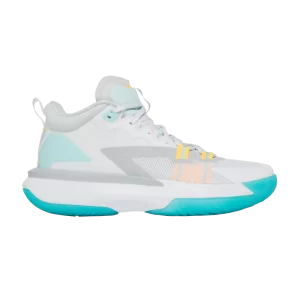 Air Jordan Zion 1 PF 'White Dynamic Turquoise' White/Laser Orange/Dynamic Turquoise/Black DA3129 101