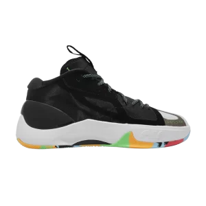 Air Jordan Zoom Separate PF 'Black Multi' Black/Black/Laser Orange/Strike Green DH0248 030