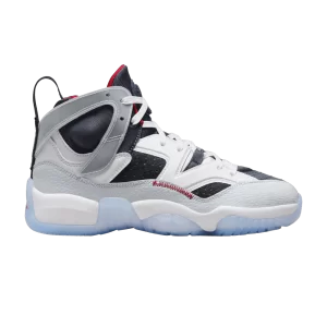 Air Jordan Jumpman Two Trey GS 'White Midnight Navy' White/Varsity Red/Pure Platinum/Midnight Fleet DQ8431 101