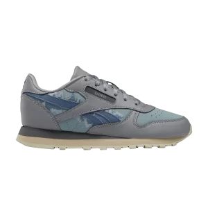 Reebok Jurassic World x Classic Leather Big Kid 'Blue and Beta' Sneakers Pure Gray 5/Til Mist/Brave Blue HQ6267