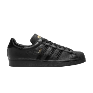 adidas Kader Sylla x Superstar ADV 'Monochrome Black' Black/Black/Metallic Gold GX7172