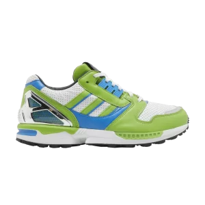 adidas Kawasaki Ninja x ZX 8000 'White Green' Semi-solar green/Semi-solar green/Bright blue GW3358