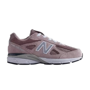 New Balance Kith x 990v4 Little Kid 'Dusty Rose' Sneakers Violet PV990KT1