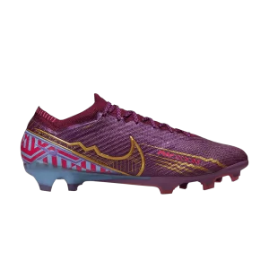 Nike Kylian Mbappé x Zoom Mercurial Vapor 15 Elite FG 'Dark Beetroot' Dark Beet/University Blue/Vivid Violet/Vivid Metallic Gold DR9996 694