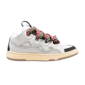 Lanvin Wmns Curb Sneakers 'White Glitter 'White FW SKDK02 DRLX A2200