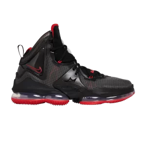 Nike LeBron 19 'Bred' Black/University Red/Black CZ0203 001