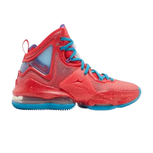 Nike LeBron 19 GS 'King's Crown' Siren Red/Laser Blue/Psychic Purple/Siren Red DD0418 600