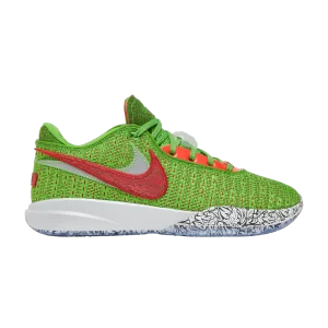 Nike LeBron 20 'Stocking Stuffer' Apple Green/University Red/Bright Crimson/Reflective Silver FJ4955 300