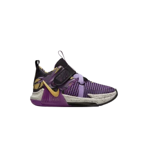 Nike LeBron Witness 7 SE PS 'Lakers Graffiti' Black/Cave Purple/Vivid Violet/Solar Flare FD0210 001